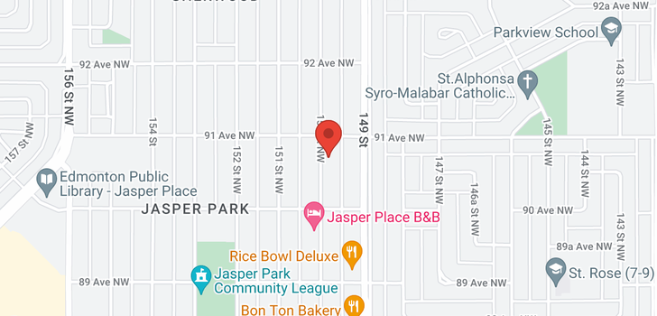 map of 9039 150 ST NW NW